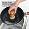 Φυσικά τηγάνι/δοχείο χυτοσιδήρου πλύσης βουρτσών πιάτων μπαμπού σκληρών τριχών σίζαλ