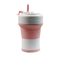 550ml πτυσσόμενο φλυτζάνι BPA καφέ κουπών ταξιδιού γυαλιού κατανάλωσης σιλικόνης ελεύθερο