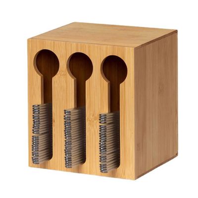 3-6L Βαμβάκι οργανωτής κουτιά ξύλο δυτικό εστιατόριο μαχαίρι και πιρούνι οργάνωση μαχαιροπλαστικής