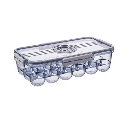 Stackable κιβώτιο αποθήκευσης αυγών ψυγείων της PET 18 πλεγμάτων για το ψυγείο