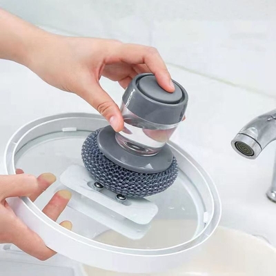 Φορητή Odorless αυτόματη βούρτσα πλυσίματος των πιάτων με το διανομέα σαπουνιών