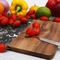 Κουζινών μαρμάρινος ξύλινος συνδετικός τέμνων πίνακας δίσκων ακακιών ξύλινος με τη λαβή