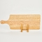 Κουπί φλούδας πιτσών και ξύλινος τέμνων πίνακας με τη λαβή, 1.5cm παχύ