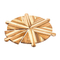 Δίσκος σερβιρίσματος Πίνακας κοπής με χερούλια για φλούδα πίτσας από ξύλο ακακίας