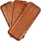 Τραπέζι σερβίρισμα από στερεό ξύλο Ακακία Στρογγυλοειδής ξύλινος δίσκος σερβίρισμα