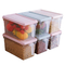 Stackable πλαστικά εμπορευματοκιβώτια κιβωτίων αποθήκευσης ψυγείων ορθογωνίων KingWell